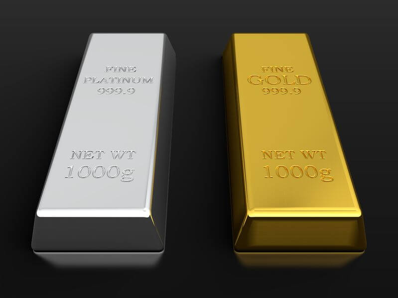 diferencia entre el oro y el platino